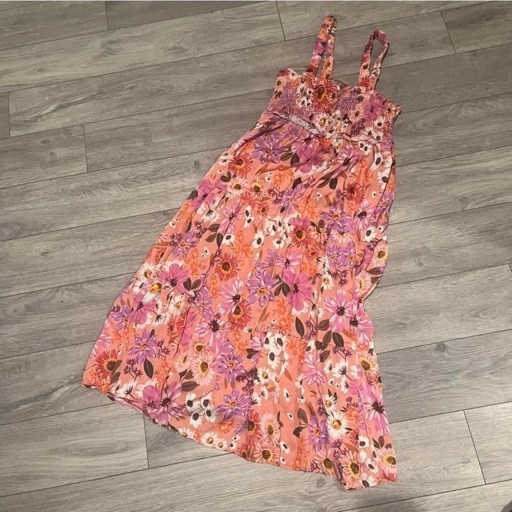 Rachel Parcell Tiered Floral Midi Dress - Picture 3 of 6